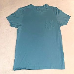 NWOT Men’s Mack Weldon Turquoise Pima Crewneck T-Shirt Size Medium